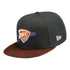 2022-23 THUNDER CITY EDITION NEW ERA 9FIFTY SNAPBACK IN GREY - ANGLED LEFT SIDE VIEW
