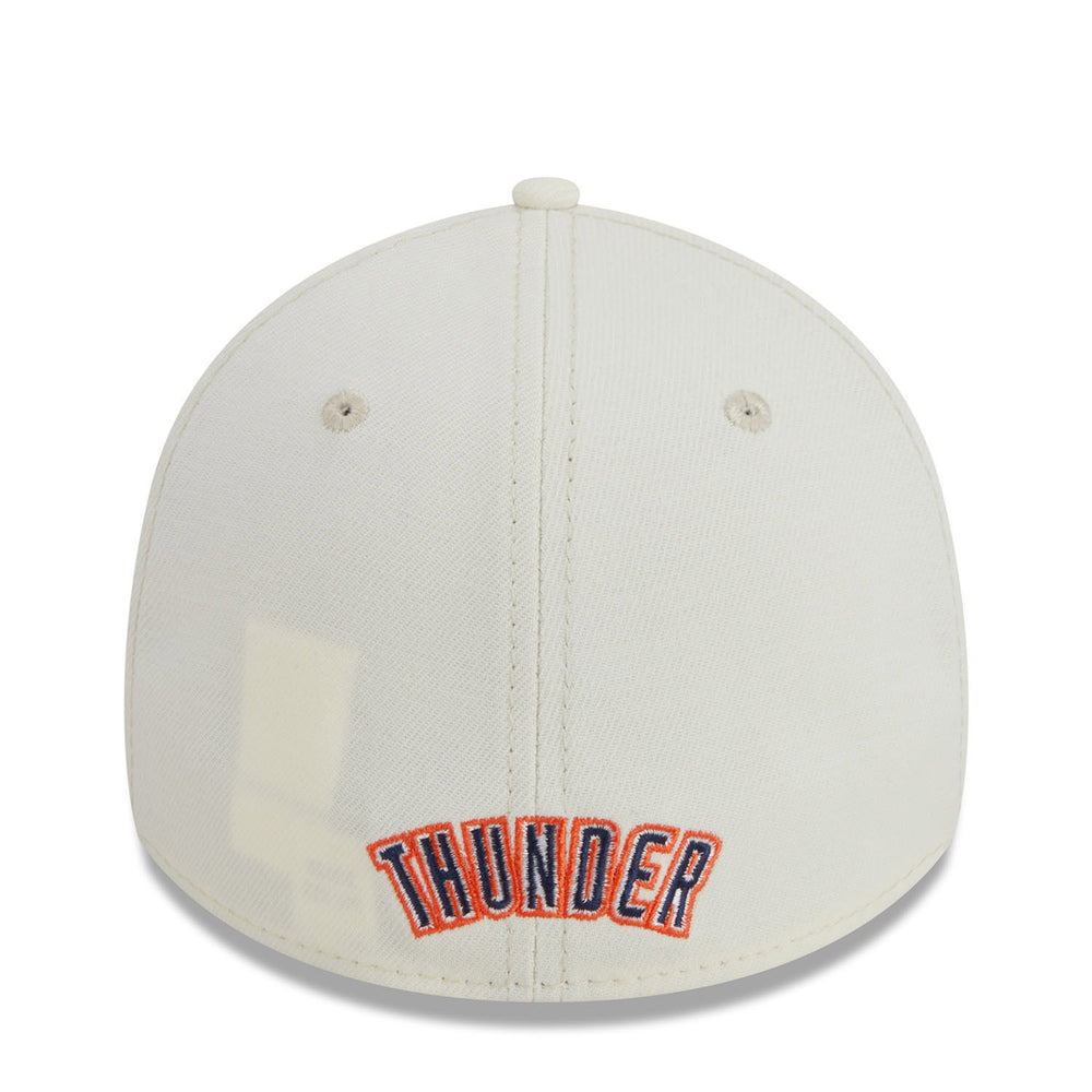 Men's New Era Navy Oklahoma City Thunder 2018 Draft 39THIRTY Fitted Hat Size: Small/Medium