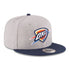NEW ERA THUNDER TWO TONE 9FIFTY HAT IN GREY & BLUE - ANGLED RIGHT SIDE VIEW