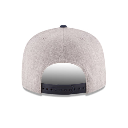NEW ERA THUNDER TWO TONE 9FIFTY HAT IN GREY & BLUE - BACK VIEW