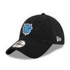 New Era Thunder Rumble Adjustable Hat in Black - Front View