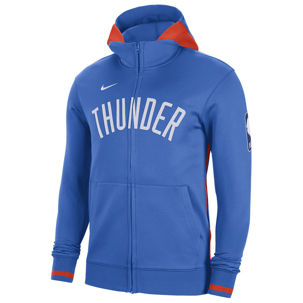 Nike, Shirts, Nike Authentic Nba Okc Thunder Thermaflex Showtime Warm Up  Hoodie Size Large