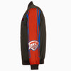 22-23 CITY EDITION OKC THUNDER JH DESIGNS FULL-ZIP JACKET IN GREY - SIDE VIEW