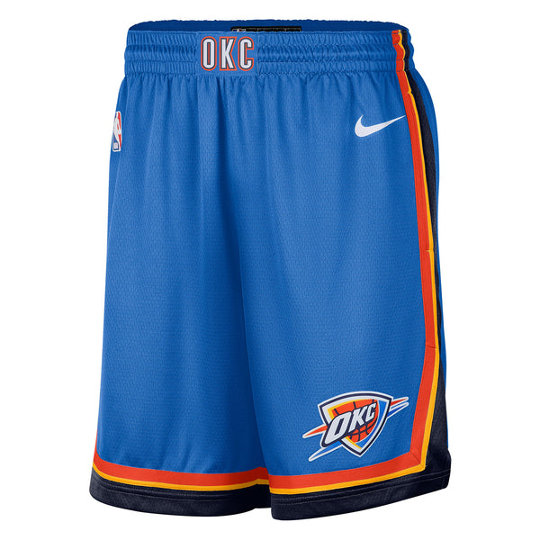 NIKE THUNDER ICON SHORTS IN BLUE - FRONT VIEW
