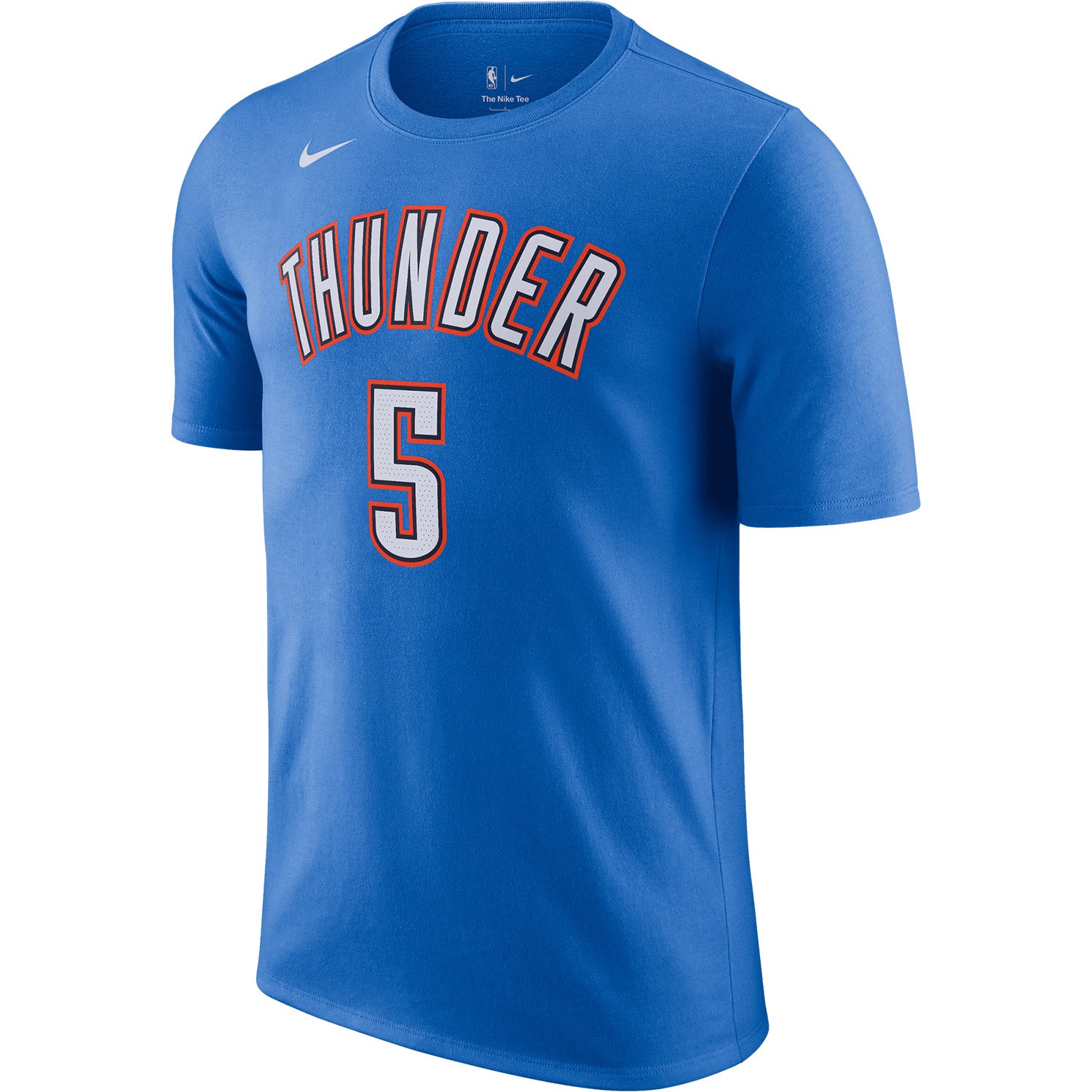 NIKE THUNDER LUGUENTZ DORT N&N T-SHIRT IN BLUE - FRONT VIEW