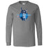 OKC THUNDER RUMBLE LONG-SLEEVE T-SHIRT IN GREY - FRONT VIEW