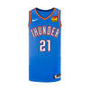 Aaron Wiggins Nike Youth Icon Swingman Jersey in Blue - Front View