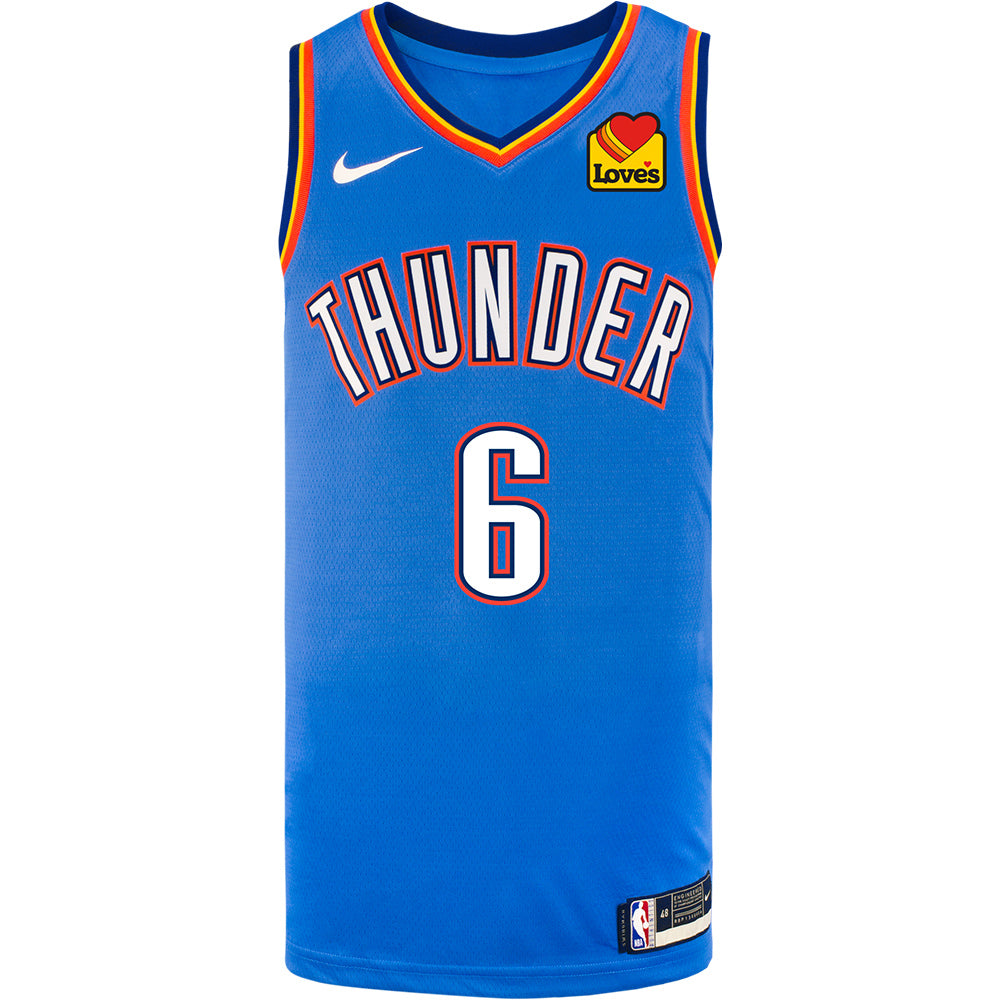 Oklahoma City Thunder Nike City Edition Swingman Jersey - White - Custom -  Mens