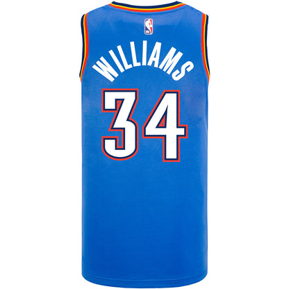 Kenrich Williams Nike Icon Swingman Jersey in Blue - Back View