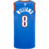 Jalen Williams Nike Icon Swingman Jersey in Blue - Back View
