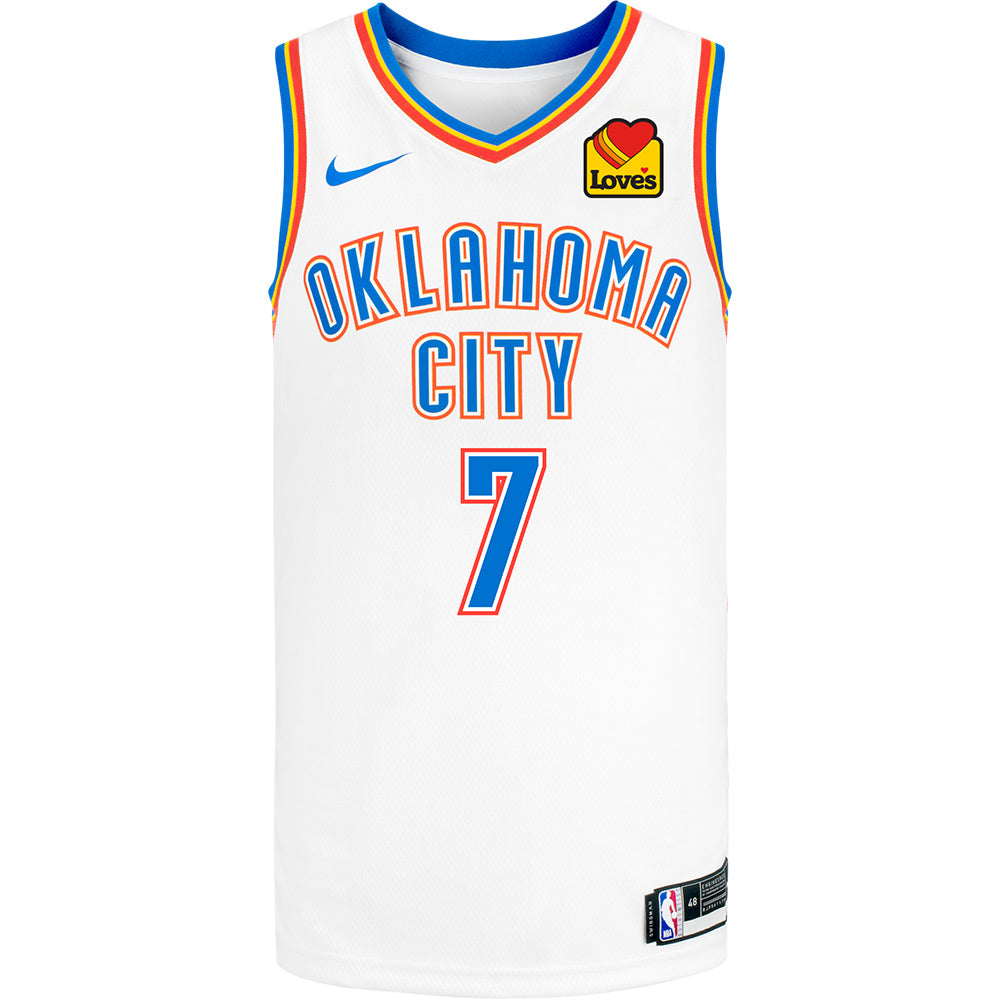 Shai Gilgeous-Alexander - Oklahoma City Thunder - Kia NBA Tip-Off 2021 -  Game-Worn Icon Edition Jersey