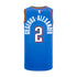 OKC Thunder Nike Youth Gilgeous-Alexander Icon Jersey in Blue - Back View