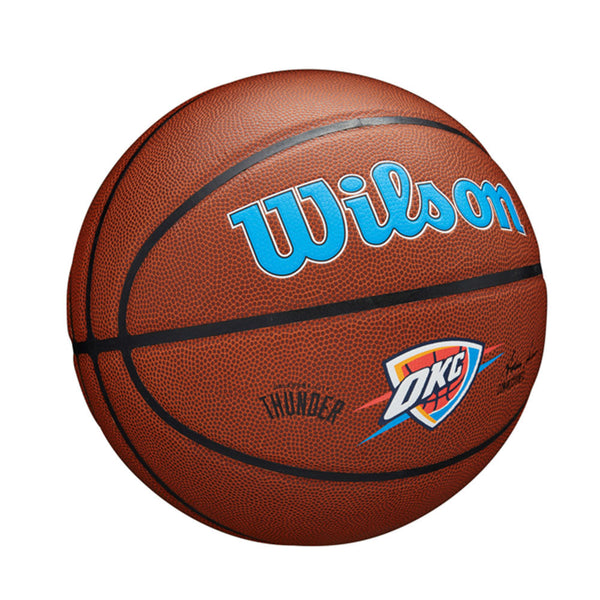 Thunder Alliance Basketball in Brown - Left View