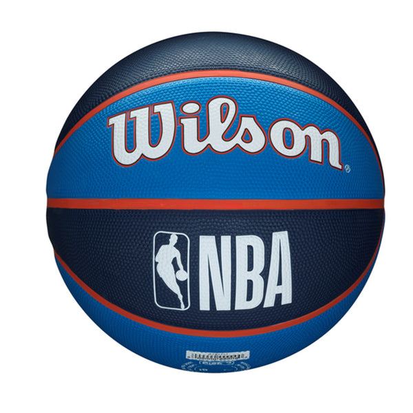 Thunder Tribute Basketball in Blue - Back View