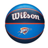 Thunder Tribute Basketball in Blue - Front View