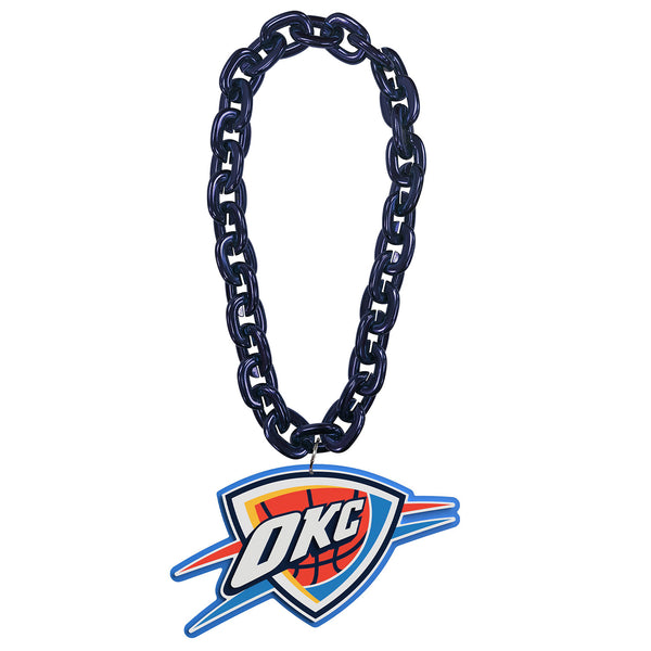 AMINCO OKC THUNDER FAN CHAIN IN BLUE - FRONT VIEW