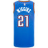 Aaron Wiggins Nike Icon Swingman Jersey in Blue - Back View