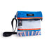 OKC Thunder Crossbody Ladies Bag in White and Blue - Front View