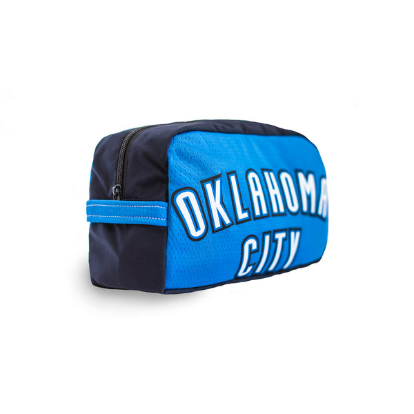 OKC Thunder Toiletry Travel Kit in Blue - Right View