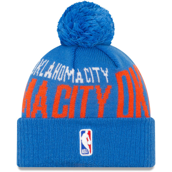 Oklahoma City Thunder NBA 19 Tipoff Series Knit in Blue - Front View