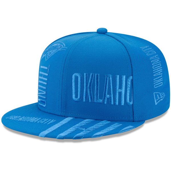 Oklahoma City Thunder New Era NBA 19 Tipoff Series 9Fifty Snapback in Blue - Left View