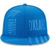 Oklahoma City Thunder New Era NBA 19 Tipoff Series 9Fifty Snapback in Blue - Front View