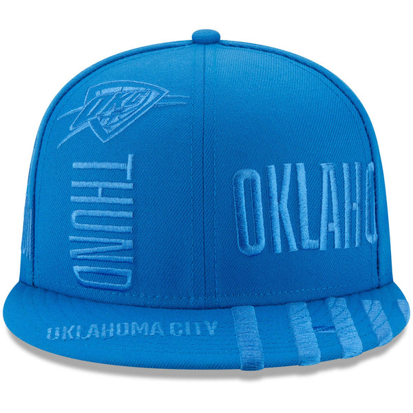 Oklahoma City Thunder New Era NBA 19 Tipoff Series 9Fifty Snapback in Blue - Front View