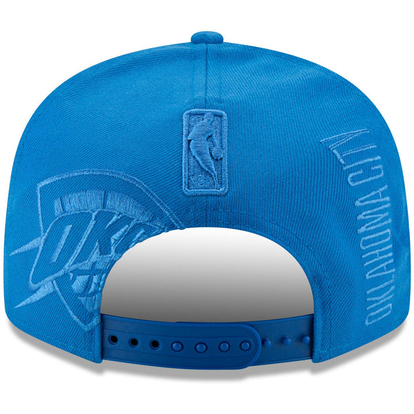 Oklahoma City Thunder New Era NBA 19 Tipoff Series 9Fifty Snapback in Blue - Back View