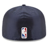 Oklahoma City Thunder New Era 59Fifty Navy 2017 Draft Fitted Hat - Back View