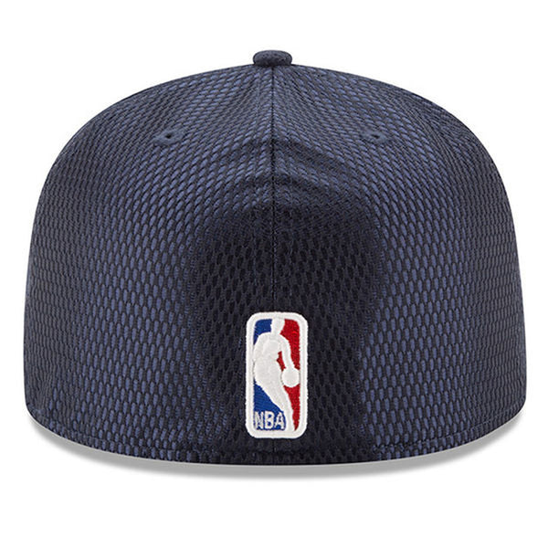 Oklahoma City Thunder New Era 59Fifty Navy 2017 Draft Fitted Hat - Back View